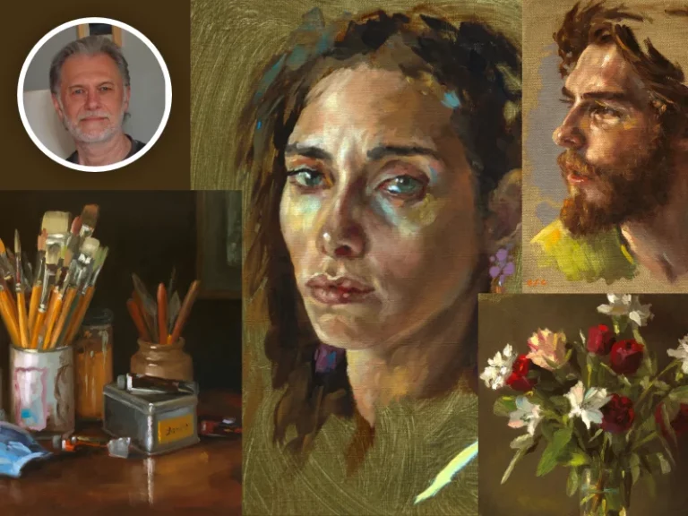 Calendrier stage avec Jean-Christophe Gondouin peinture à l'huile