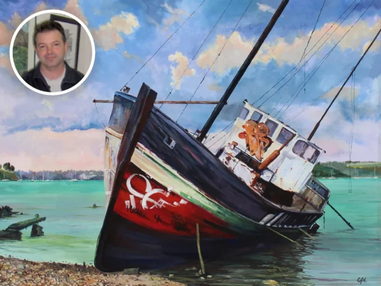 Calendrier du stage de Ofil Olivier Filleul avec ses tableaux à la gouache