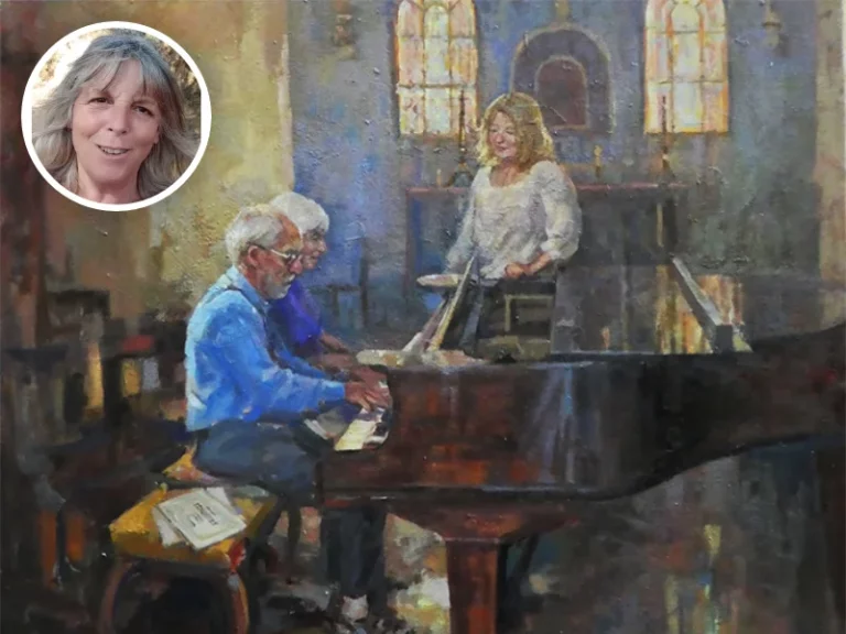 Calendrier stage Penelope Milner peinture huile