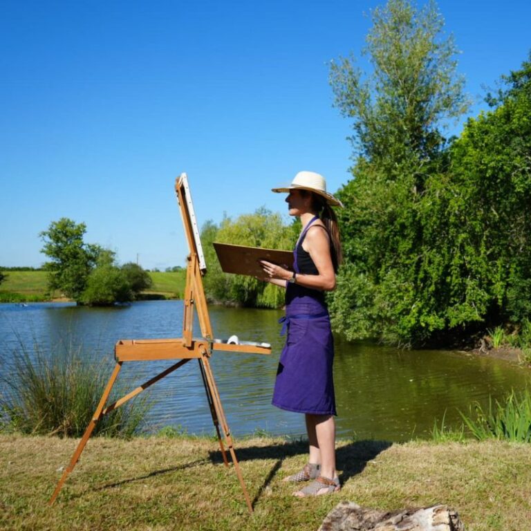 Journée peinture au Grand Castillon
