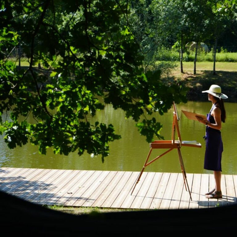 Journée peinture au Grand Castillon
