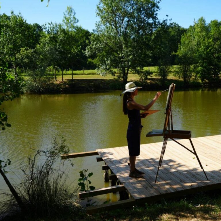 Journée peinture au Grand Castillon